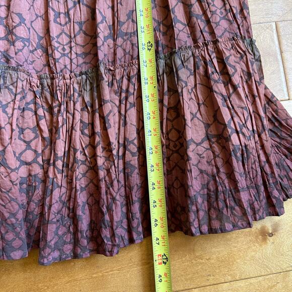 Reba Southwestern Peasant Prairie Dress size 14 FALL beaded broomstick skirt - Picture 12 of 12